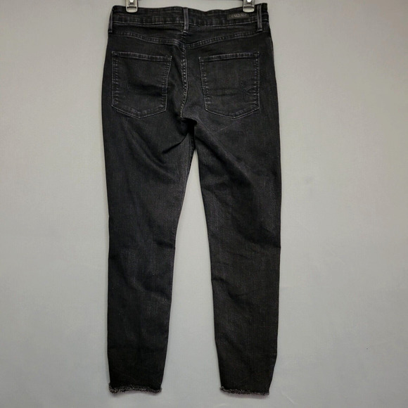 Denizen Levis Modern Distress Ankle Jeans Womens 29 Denim Black Stretches Casual - Picture 12 of 14